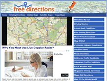 Tablet Screenshot of free-directions.com